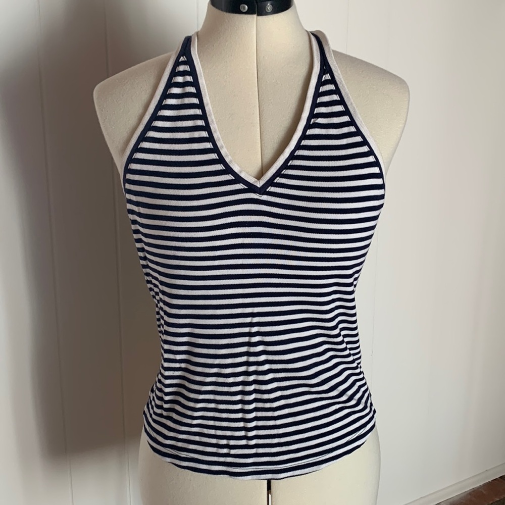 Maeve Striped Racerback Tank (S)